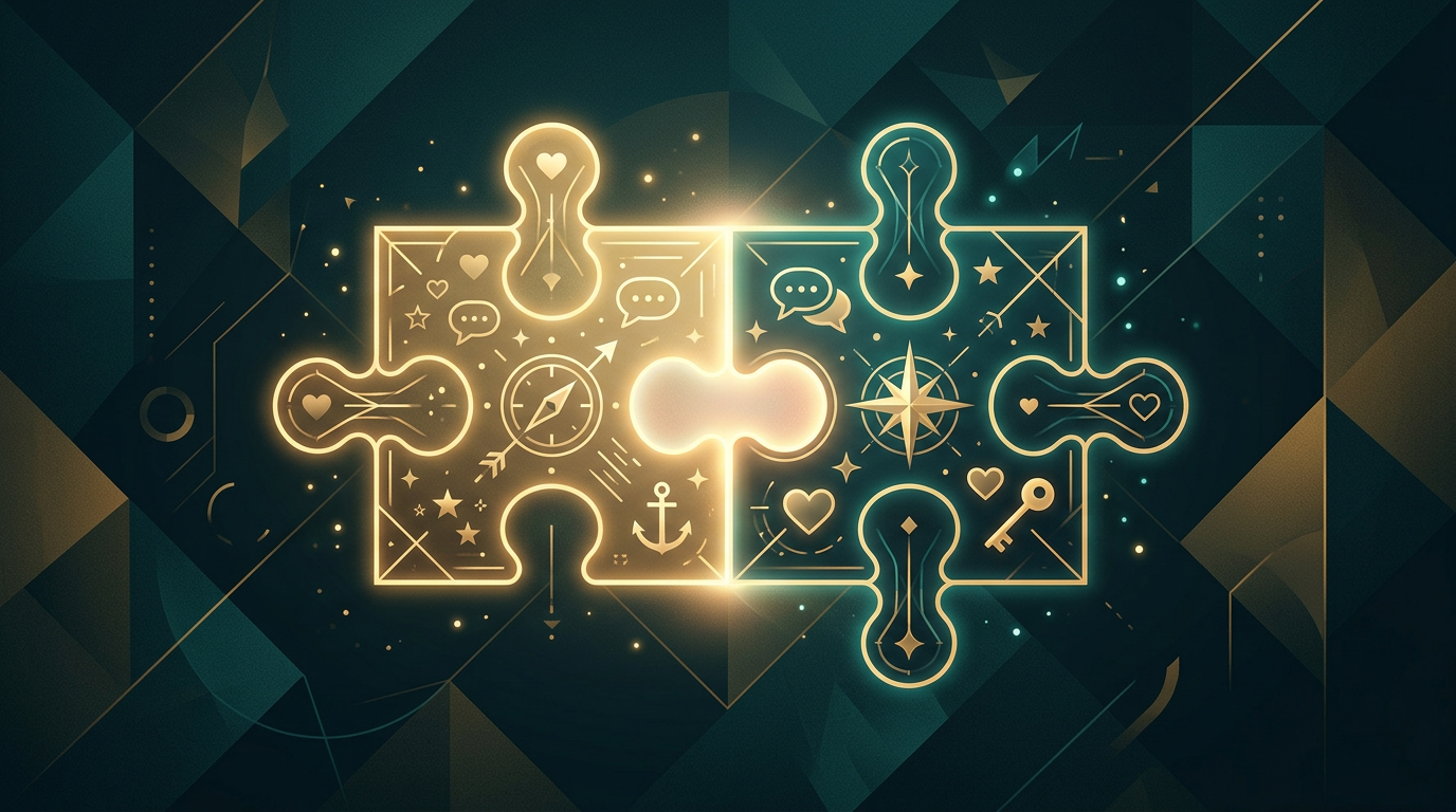 Два пазла как метафора совместимости